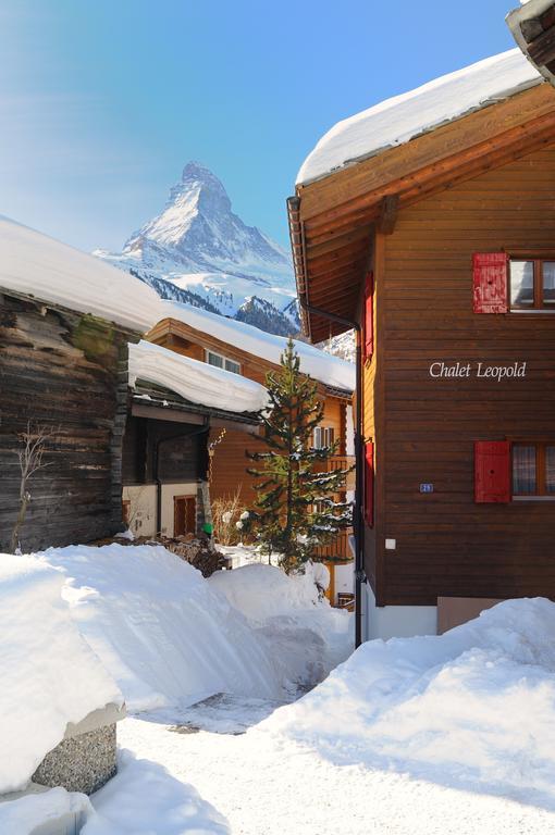 Ferienwohnung Haus Leopold Zermatt Exterior foto